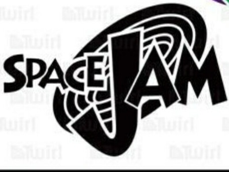 space jams black and white
