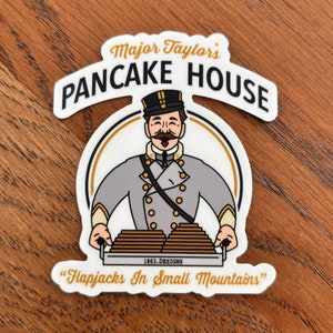 Adesivo de vinil do filme Gettysburg, Major Taylor's Pancake House