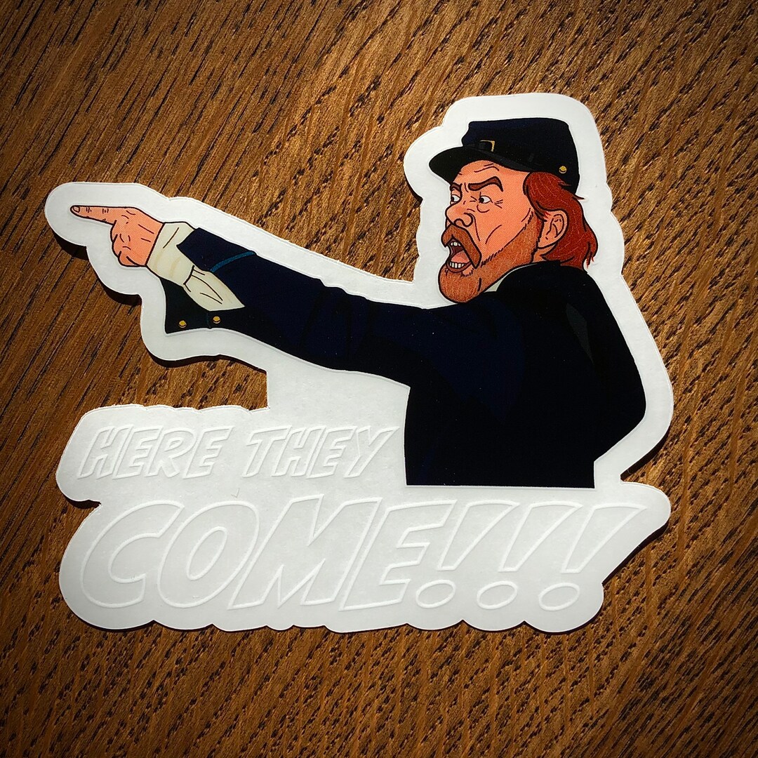 Gettysburg Film Vinyl Sticker Buster Kilrain transparent Etsy.de