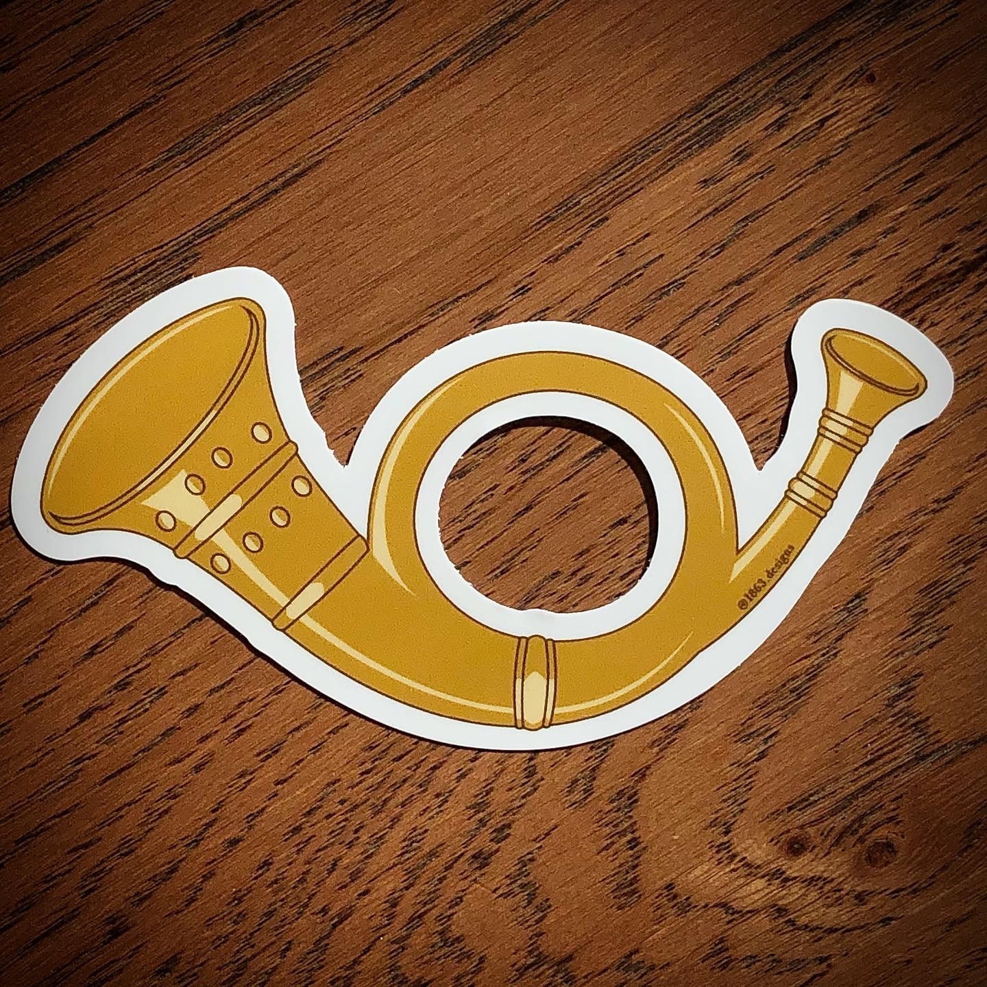 Civil War Branch Brass Insignias Vinyl Stickers Etsy UK