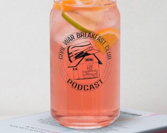 Civil War Breakfast Club Soda Can Glass (16oz)