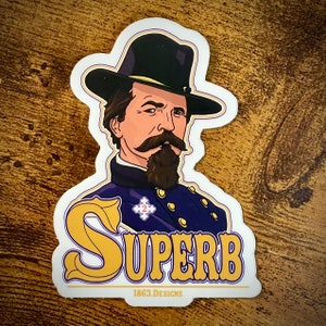 Hancock "the Superb" vinylsticker burgeroorlog