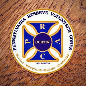Adesivo in vinile delle riserve della guerra civile Pennsylvania