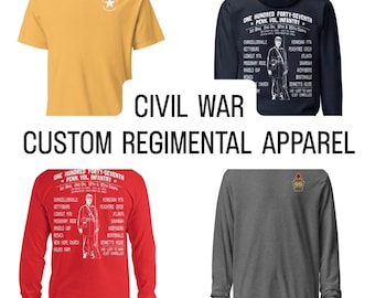Civil War Custom Regimental Apparel