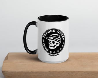 Civil War Death Before Decaf Mug