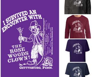 Civil War Breakfast Club "Gettysburg's Rose Woods Clown" Apparel