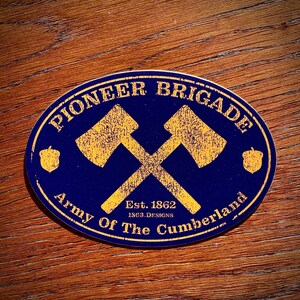 Adesivo in vinile della Brigata dei pionieri della guerra civile