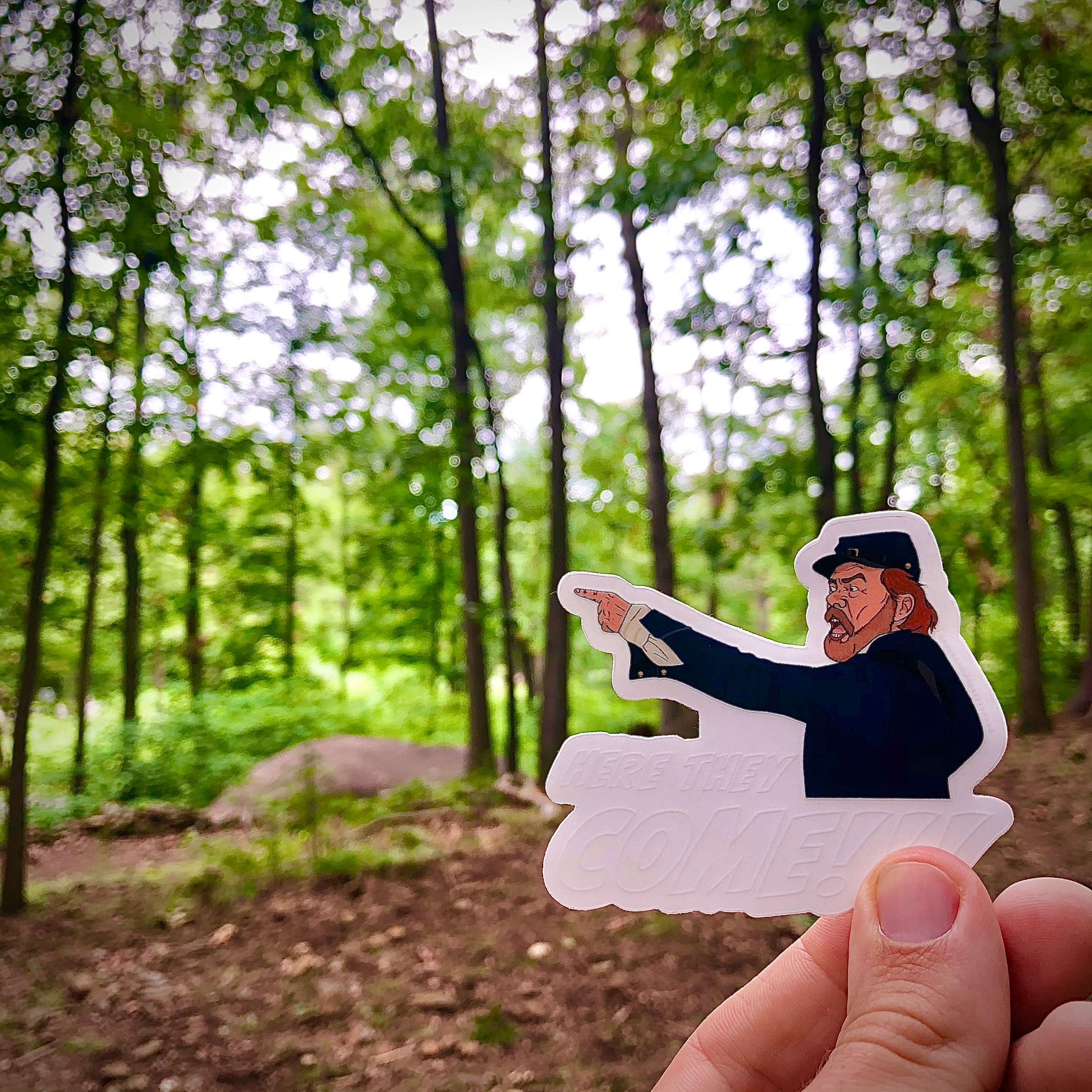 Gettysburg Film Vinyl Sticker Buster Kilrain transparent Etsy