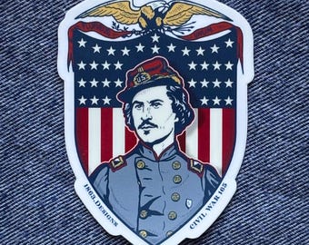 Civil War 165 Remember Ellsworth Vinyl Stickers