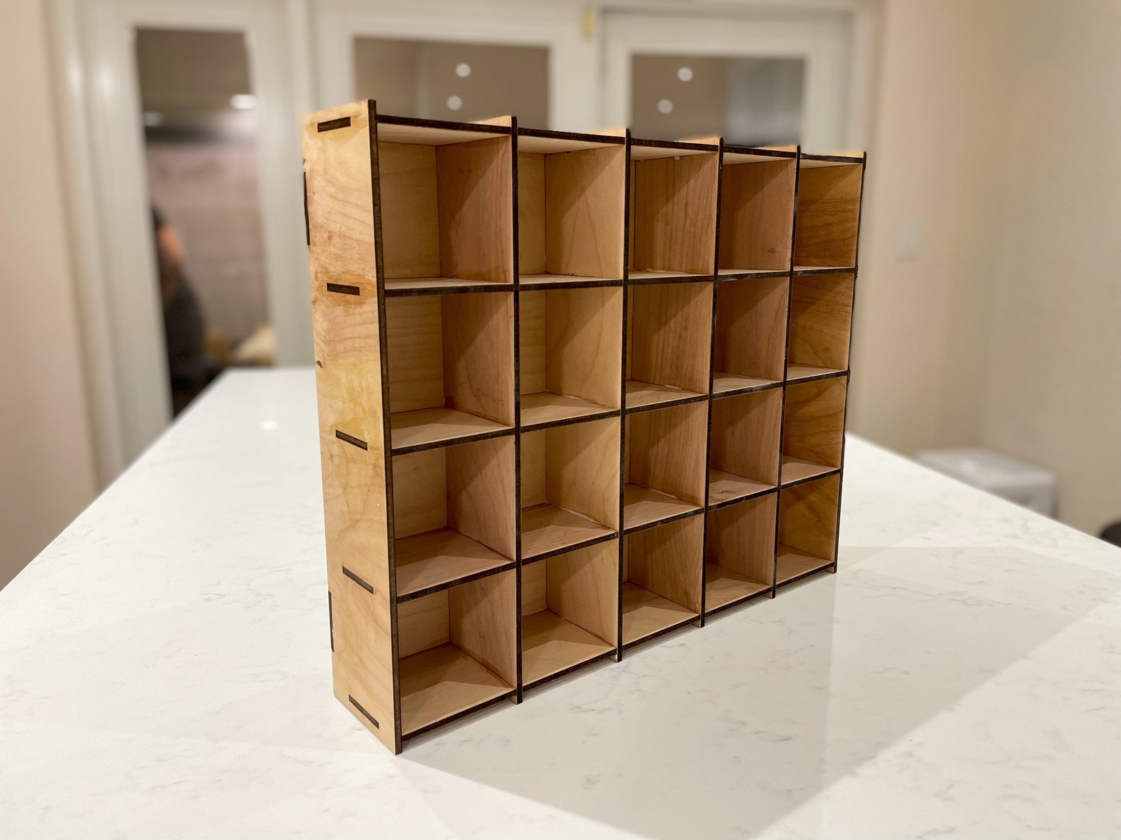 Sample Paint Storage Shelf Laser Cut File 3 Cubics Etsy