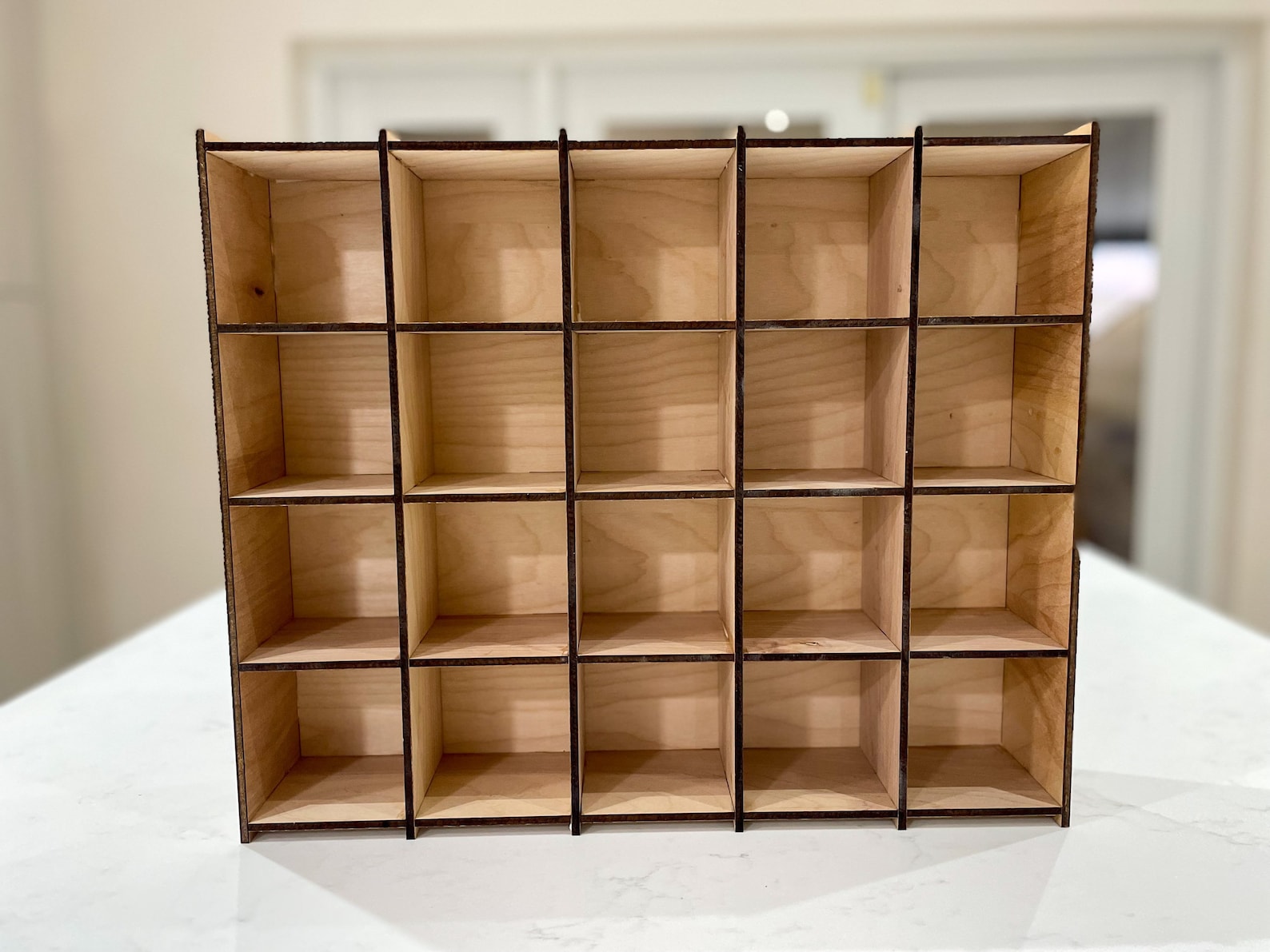 Sample Paint Storage Shelf Laser Cut File 3 Cubics Etsy