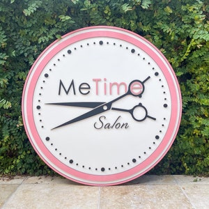 3D Round Logo Sign for Business | Interior Logo Sign | Lobby Sign | 3D Wooden | Boutique Sign | Laser Cut Business Sign | PVC Sign