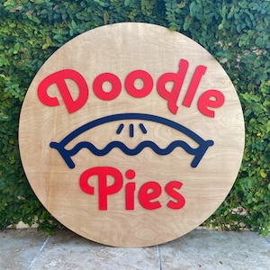 3D Round Logo Sign for Business | Interior Logo Sign | Lobby Sign | 3D Wooden | Boutique Sign | Laser Cut Business Sign | PVC Sign