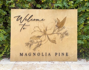 3D Wooden Business Logo Sign | Interior Boutique Decor