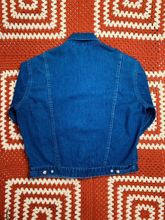 Vintage 80s Big B Brotherhood Union Made Denim Jacket