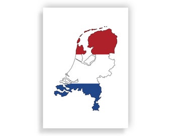Netherlands Flag Art Etsy