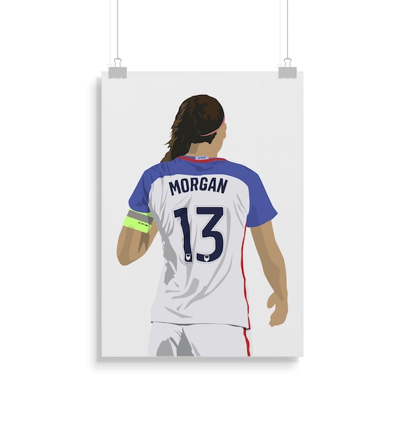 Football Print - Alex Morgan Poster - Etsy