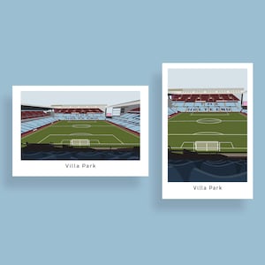 Fussball Druck - Villa Stadion Poster