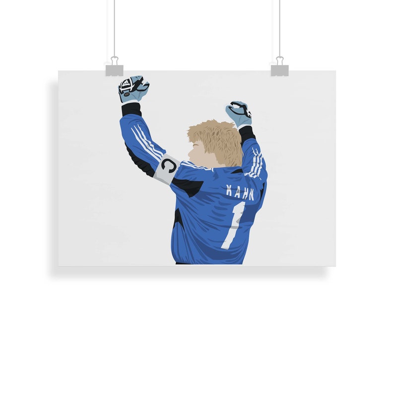 Oliver Kahn Poster Football Print