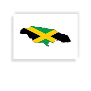Carte de la Jamaïque - Imprimé voyage