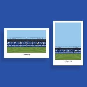 Football Print - Everton Stadium Poster