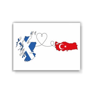 Schottland in die Türkei - Reisedruck