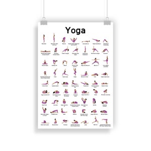 Grande affiche pédagogique Yoga kids