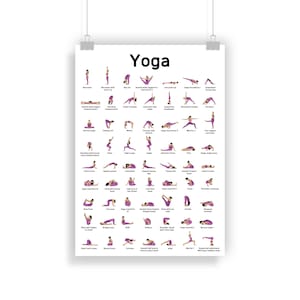Yoga instructional poster