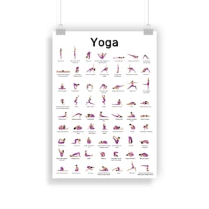 Grande affiche pédagogique Yoga kids