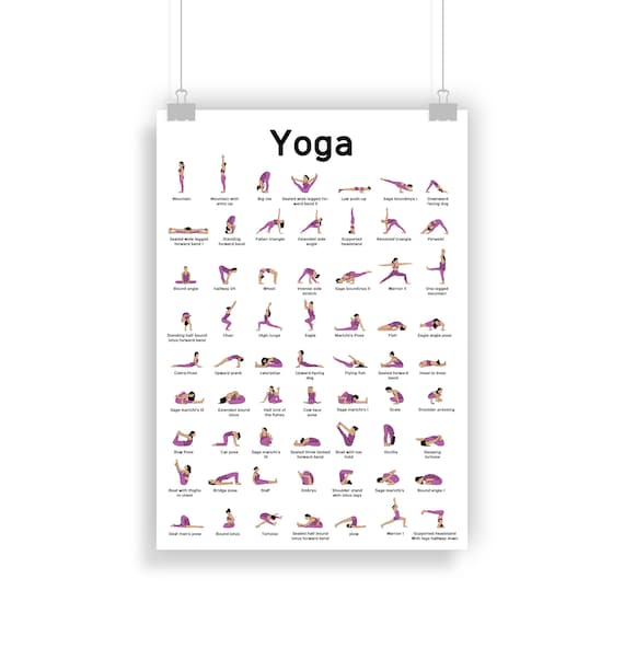 Yoga Instructional Poster 