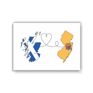 Ecosse au New Jersey - Etats-Unis d’Amérique - Imprimé voyage