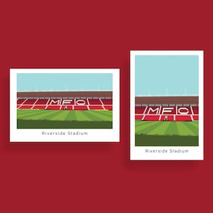 Football Print - Nahtstellendes Stade Poster