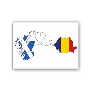 Schottland nach Rumänien - Reisedruck