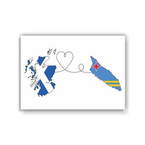 Ecosse à Aruba - Imprimé voyage