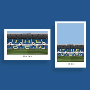 Football Print - Millwall Stadium Poster