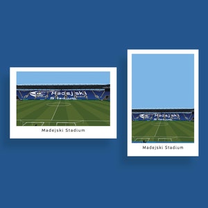 Fußball Print - Lesendes Stadien Poster