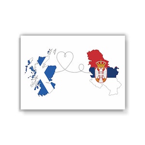 Schottland nach Serbien - Reisedruck