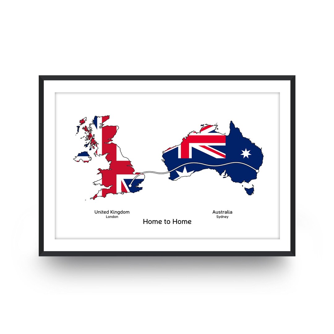 Personalized Country Map Print – Custom Travel Wall Art - Etsy