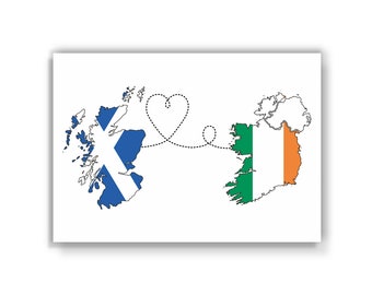 Scotland to Ireland - Travel print