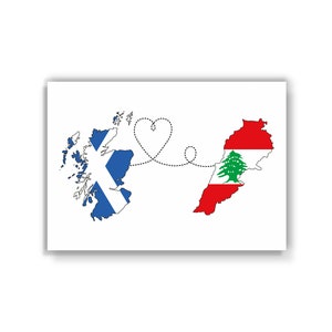 Ecosse au Liban - Imprimé voyage