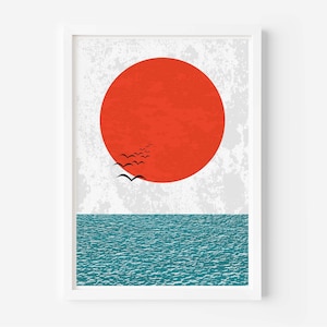 Abstract Sun and Sea Poster