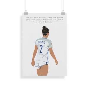 Fußball Poster - Lucy Bronze Poster