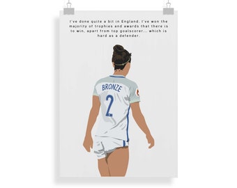 Fußball Poster - Lucy Bronze Poster