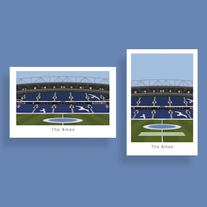 Football Print - Brighton Stadium Poster