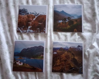 4 Pack Scottish Cards
