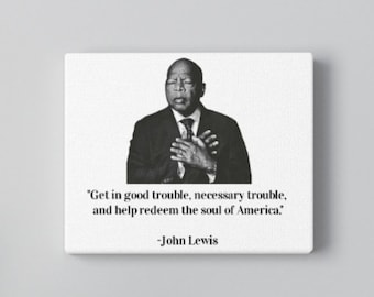 ジョン・ルイス キャンバスプリント