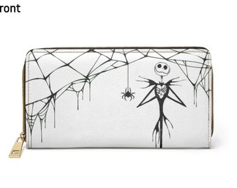 Cartera con cremallera Jack Skelton (Estilo 1)