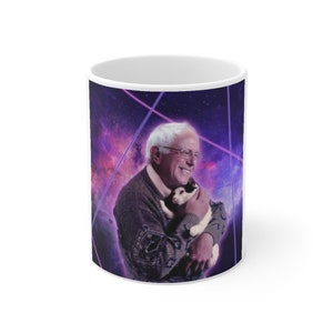 Bernie Sanders & Cat 11 Unzen Becher