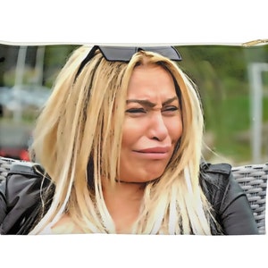 90 Day Fiance Darcey Crying Flat Borsa per cosmetici e accessori