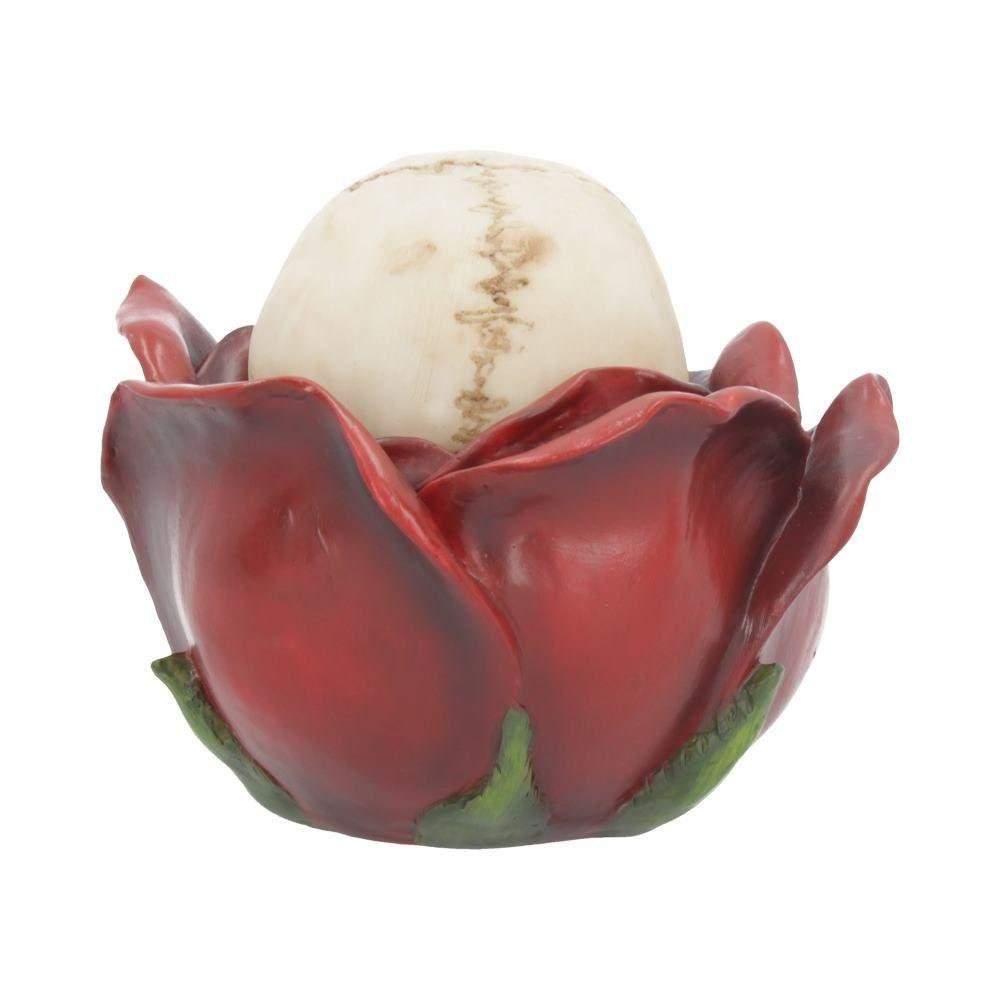 Skull Box With Roses Beauty and the Deceased Skull and Rose Box Storage & Organization Home ...